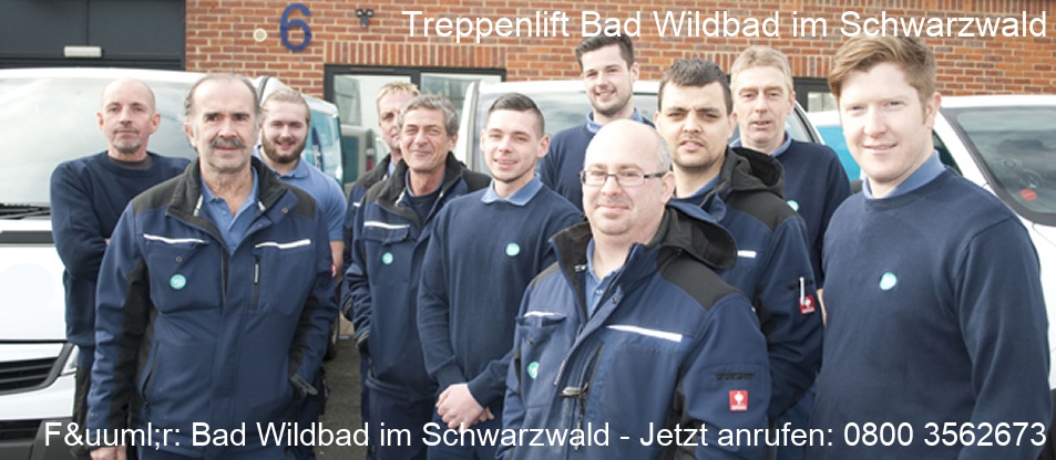 Treppenlift  Bad Wildbad im Schwarzwald